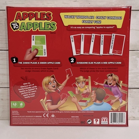 NEW Apples To Apples Party Box the Game Of Hilarious Comparisons! FIRM - Picture 3 of 4